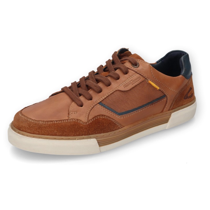camel active Sneaker, Retro Sneaker, Schnürschuh, Halbschuh mit Lederinnensohle