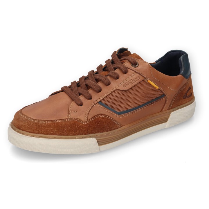 camel active Sneaker, Retro Sneaker, Schnürschuh, Halbschuh mit Lederinnensohle