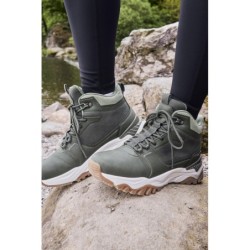 Sierra wasserdichte, legere Wanderstiefel Damen - Khaki