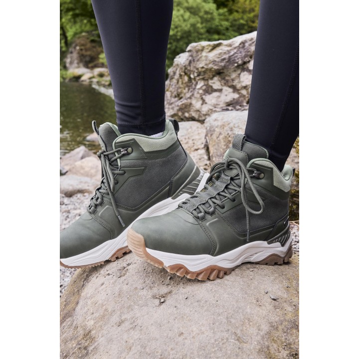 Sierra wasserdichte, legere Wanderstiefel Damen - Khaki
