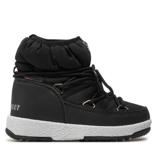 Schneeschuhe Moon Boot Jr Girl Low Nylon Wp 34051800001 Schwarz
