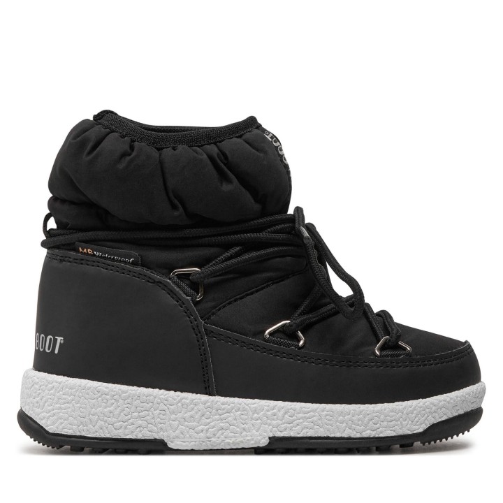 Schneeschuhe Moon Boot Jr Girl Low Nylon Wp 34051800001 Schwarz
