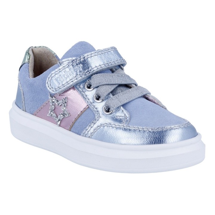 Richter Sneaker "Alessa WMS: Mittel", Glitzerschuh mit Schimmer und Glitter, Größenschablone zum Download