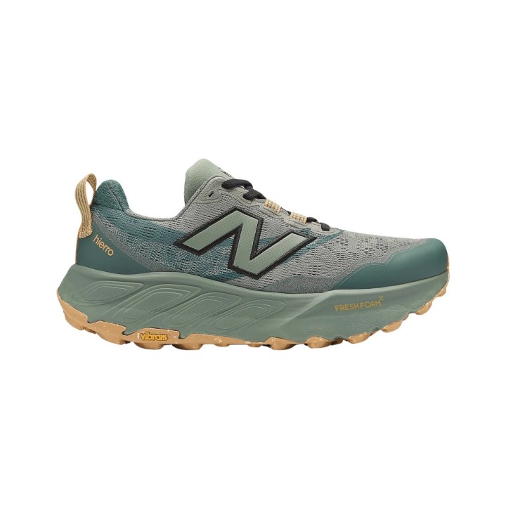 New Balance Fresh Foam X Hierro v9 Schuhe Grün SS25, Größe 41,5 - EUR