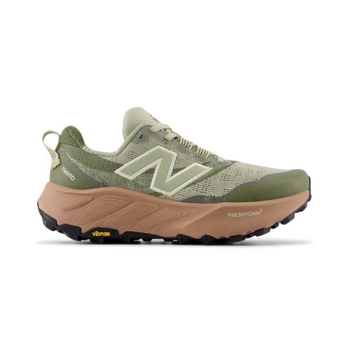 New Balance Fresh Foam X Hierro v9 Schuhe Beige Grün SS25 Damen, Größe 37,5 - EUR