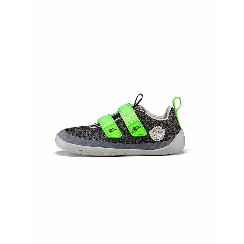 AFFENZAHN Kinder Barfußschuhe KNIT HAPPY Panther grau | 21