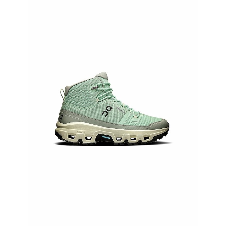 ON Damen Wanderschuhe Cloudrock Mid WP mint | 36 1/2