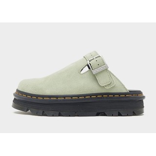 Dr. Martens Zebzag Suede Mules Damen - Green - Womens, Green