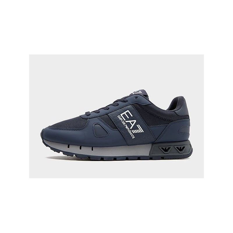 EA7 Emporio Armani B&W Laces Retro - Navy - Mens, Navy
