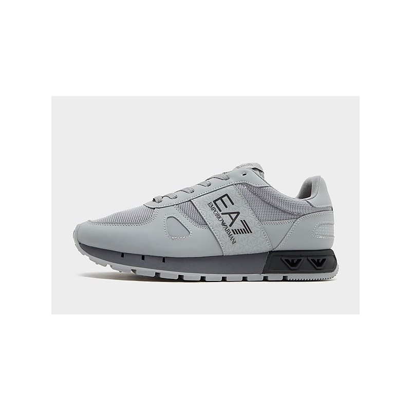 EA7 Emporio Armani B&W Laces Retro - Grey - Mens, Grey
