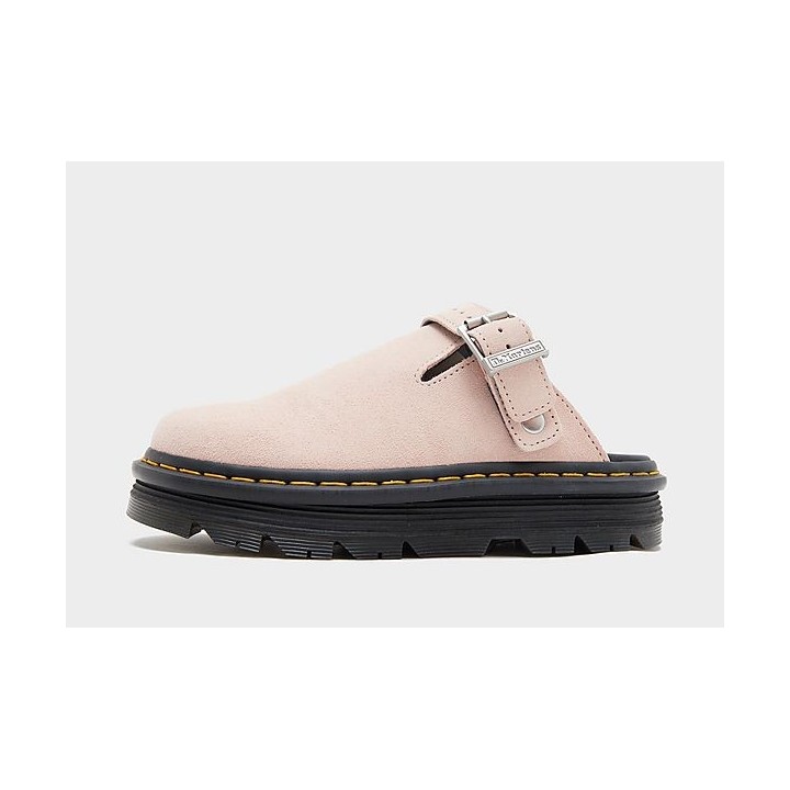 Dr. Martens Zebzag Suede Mules Damen - Pink - Womens, Pink