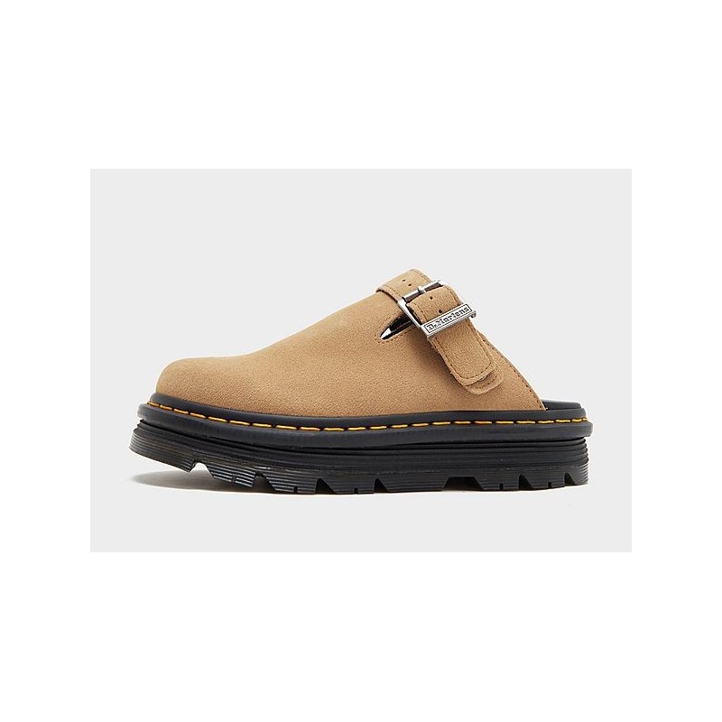 Dr. Martens Zebzag Suede Mules Women's - Brown - Womens, Brown