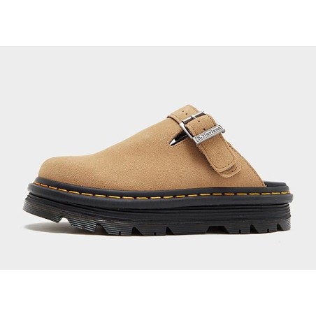 Dr. Martens Zebzag Suede Mules Women's - Brown - Womens, Brown