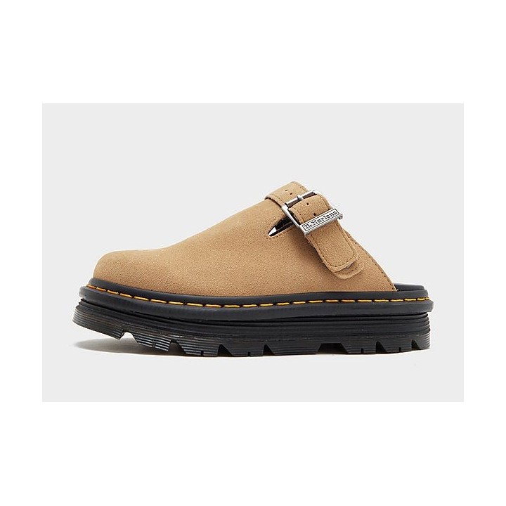 Dr. Martens Zebzag Suede Mules Women's - Brown - Womens, Brown