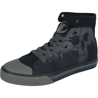 Black Premium by EMP Sneaker high - Sneaker with Skull Print - EU37 bis EU46 - Größe EU37 - schwarz
