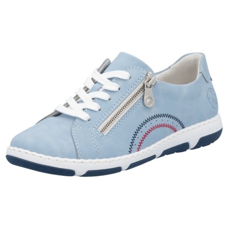 Rieker Sneaker, Halbschuh, Schnürschuh, Freizeitschuh mit sportiver Laufsohle