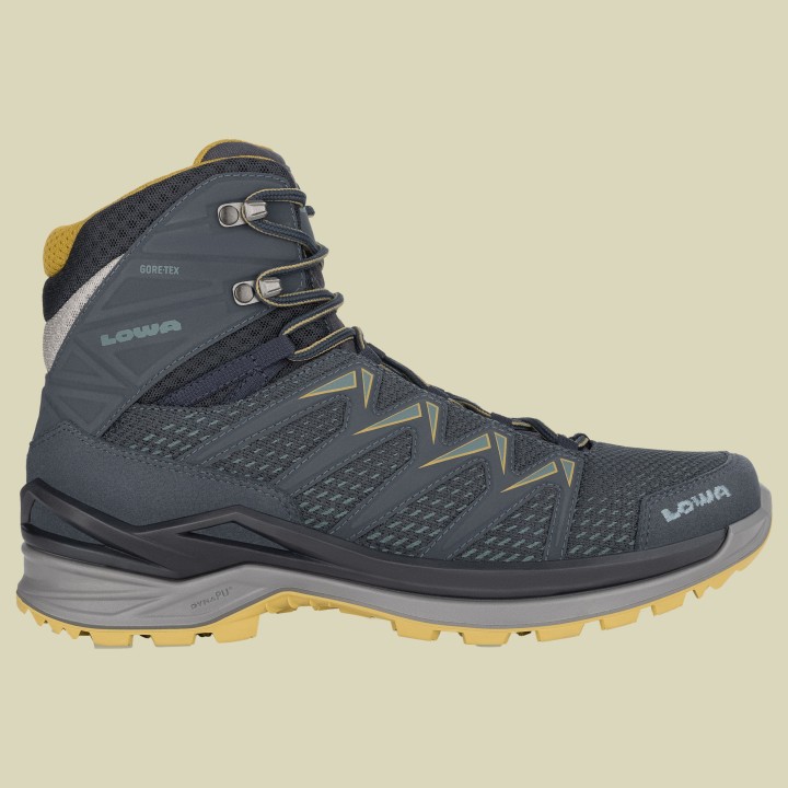 Innox Pro GTX Mid Men Größe UK 11,5 Farbe stahlblau/senf