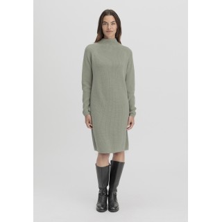 hessnatur Damen Langschaftstiefel aus chromfrei gegerbtem Glatt-Leder - schwarz - Größe 36