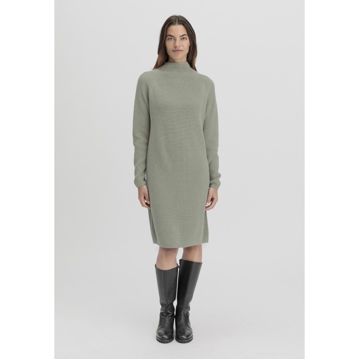 hessnatur Damen Langschaftstiefel aus chromfrei gegerbtem Glatt-Leder - schwarz - Größe 36