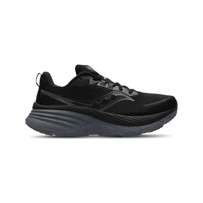 Saucony Hurricane 24 Herren Schuhe - Schwarz - Größe: 41 - Netz/Synthetik - Foot Locker
