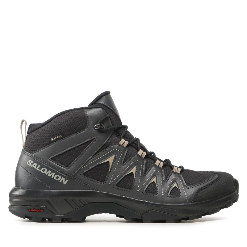 Trekkingschuhe Salomon X Braze Mid GORE-TEX L47174800 Schwarz