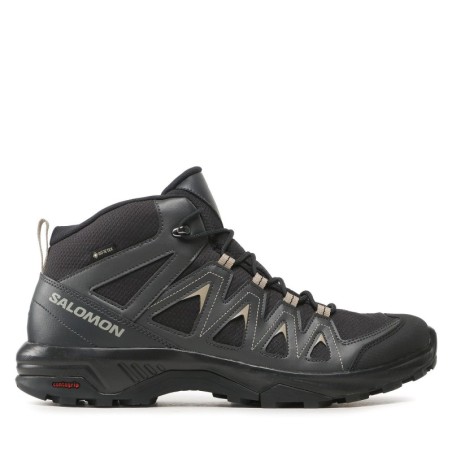 Trekkingschuhe Salomon X Braze Mid GORE-TEX L47174800 Schwarz