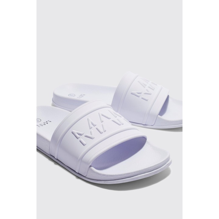 Man Dash Slides - Weiß - 42, Weiß