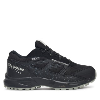 Trekkingschuhe Salomon Outway Climasalomon™ Waterproof L47734100 Schwarz
