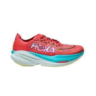 Hoka Mach X 2 Schuhe Rot Blau SS25, Größe EU 42