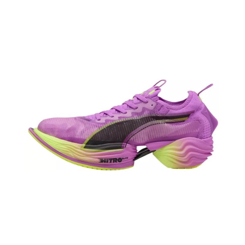 Puma Fast-R NITRO Elite 2 Schuhe Lila Gelb SS25, Größe 40,5 - EUR