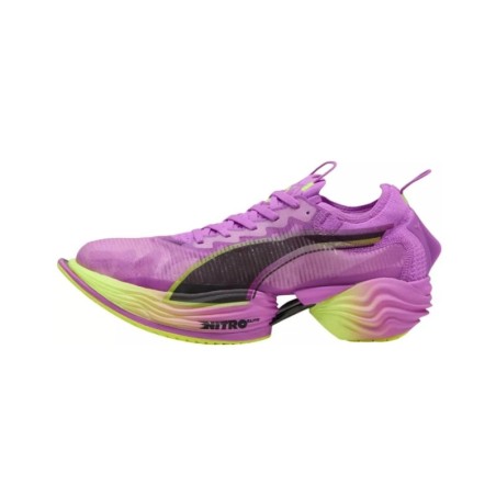 Puma Fast-R NITRO Elite 2 Schuhe Lila Gelb SS25, Größe 40,5 - EUR
