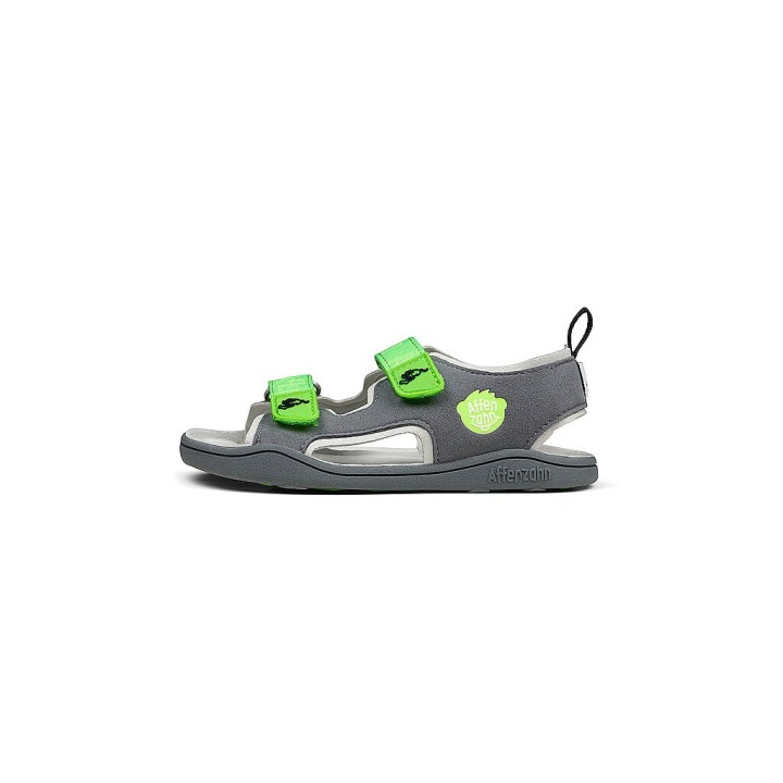 AFFENZAHN Kinder Sandalen AIRY Panther grau | 21