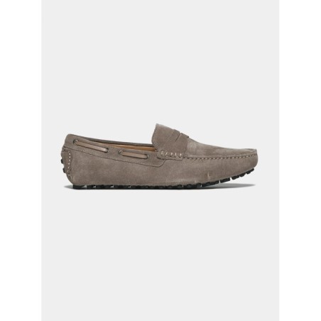 Bootsmokassins aus Wildleder