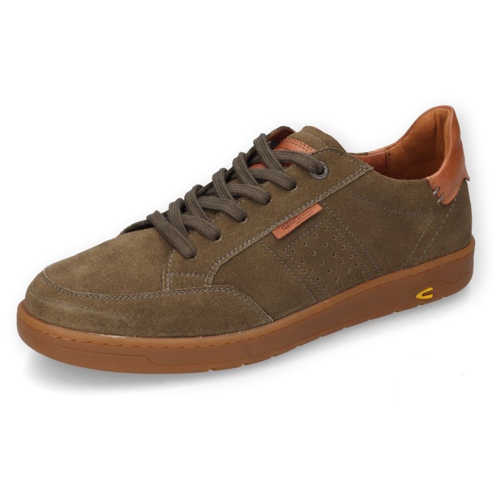 camel active Sneaker, Retro Sneaker, Schnürschuh mit Ziernähten