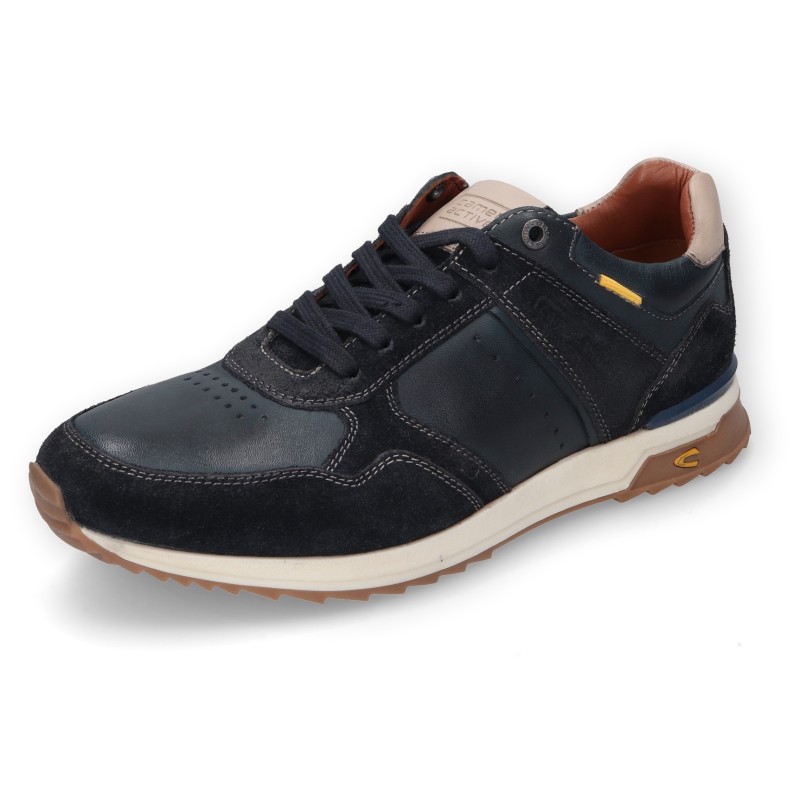 camel active Sneaker, Runner Sneaker, Schnürschuh, Freizeitschuh mit Lederfutter