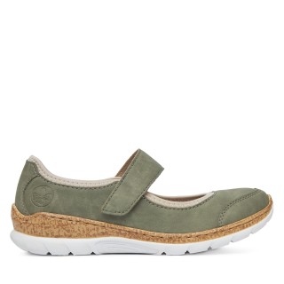 Halbschuhe Rieker N42B0-52 Grün