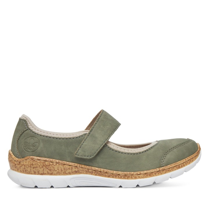 Halbschuhe Rieker N42B0-52 Grün