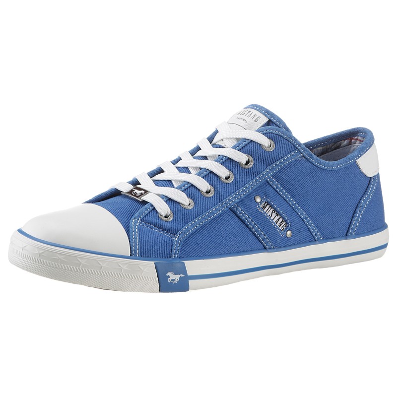 Mustang Shoes Sneaker, mit Mustang Markenlabel, Freizeitschuh, Halbschuh, Schnürschuh