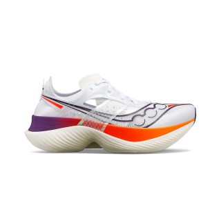 Saucony Endorphin Elite Weiß Lila  Turnschuhe, Größe 40 - EUR