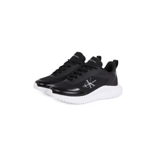 Calvin Klein Jeans Sneaker "EVA RUNNER LOW LACE MIX ML WN", Freizeitschuh, Halbschuh, Schnürschuh mit leichter Laufsohle