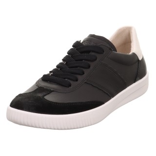 Legero Sneaker "SILENCE", Retro Sneaker, Schnürschuh mit weichem Wechselfußbett