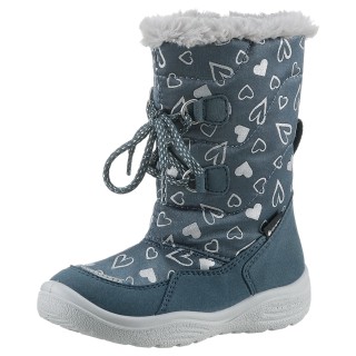 Superfit Winterstiefel "CRYSTAL WMS: mittel", Snowboots, Schnürstiefel, Winterschuh mit Glitzer