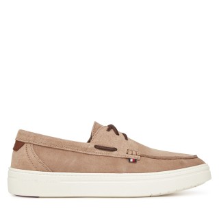 Halbschuhe Tommy Hilfiger Modern Light Hybrid Suede Boat S FM0FM05352 Braun