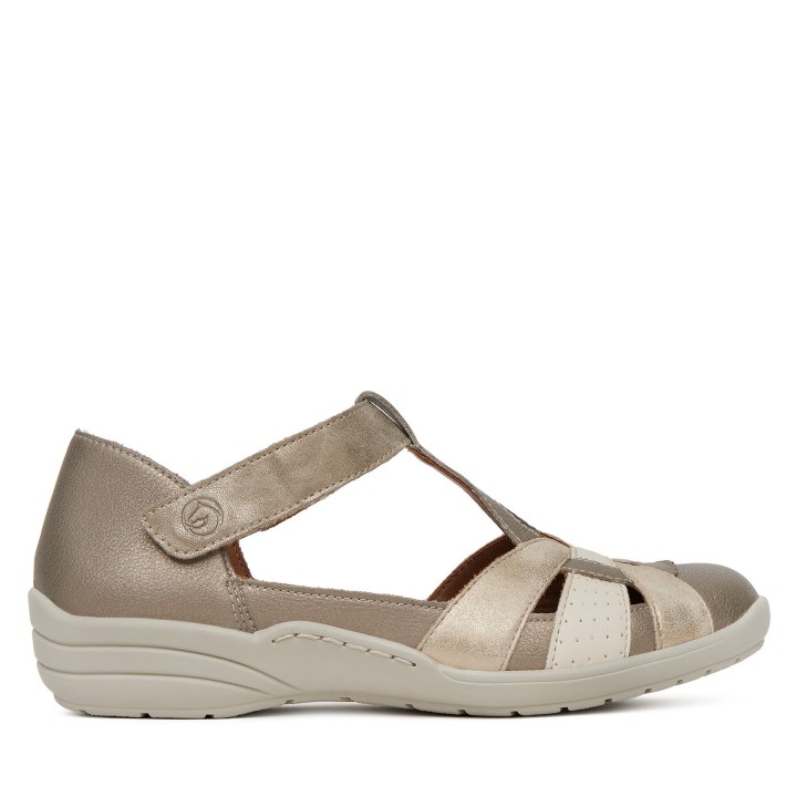 Halbschuhe Remonte R7601-90 Beige