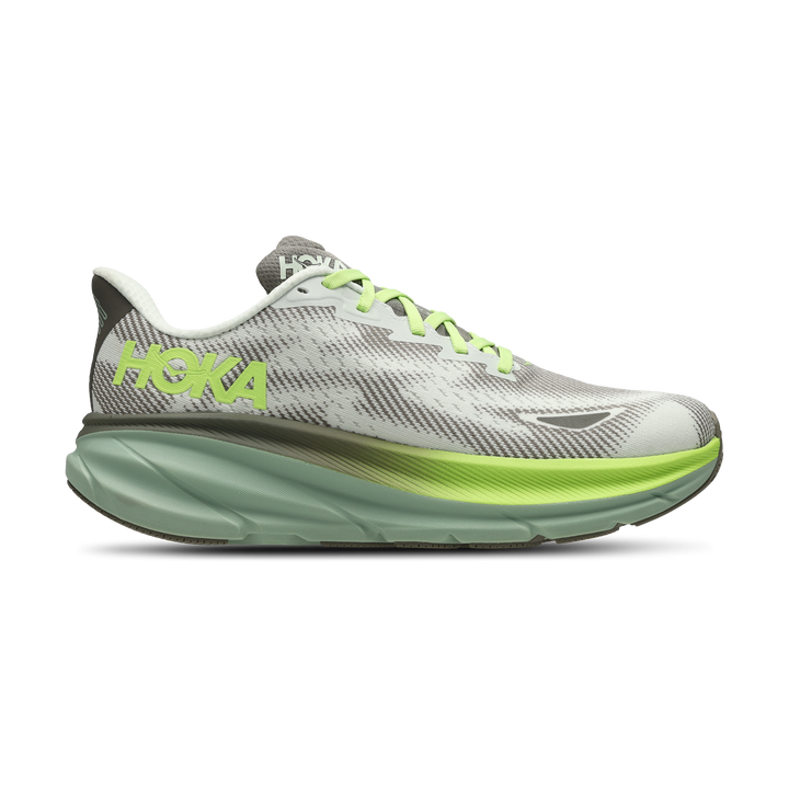 Hoka Clifton 9 Herren Schuhe - Grün - Größe: 43 1/3 - Netz/Synthetik - Foot Locker