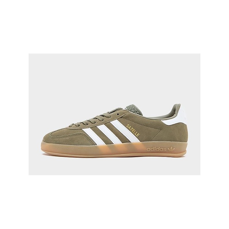 adidas Originals Gazelle Indoor - Green - Mens, Green