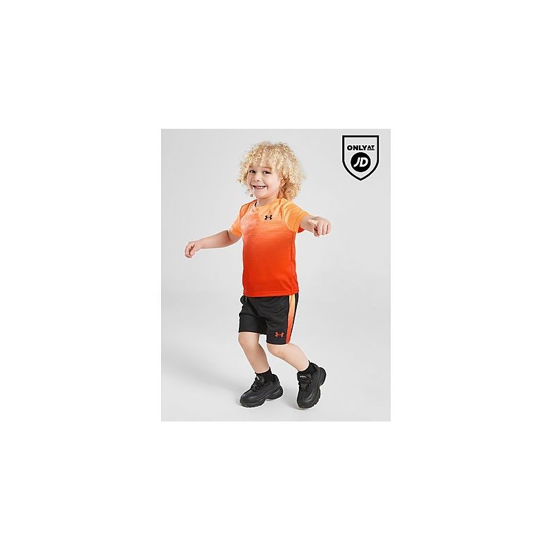 Under Armour UA Tech Fade T-Shirt/Shorts Set Infant - Orange, Orange