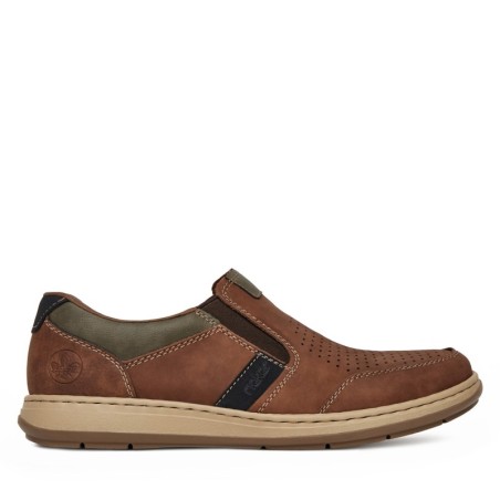 Halbschuhe Rieker 17371-25 Braun
