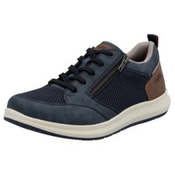 Rieker Sneaker, Halbschuh, Freizeitschuh, Schnürschuh mit seitlichem Reißverschluss