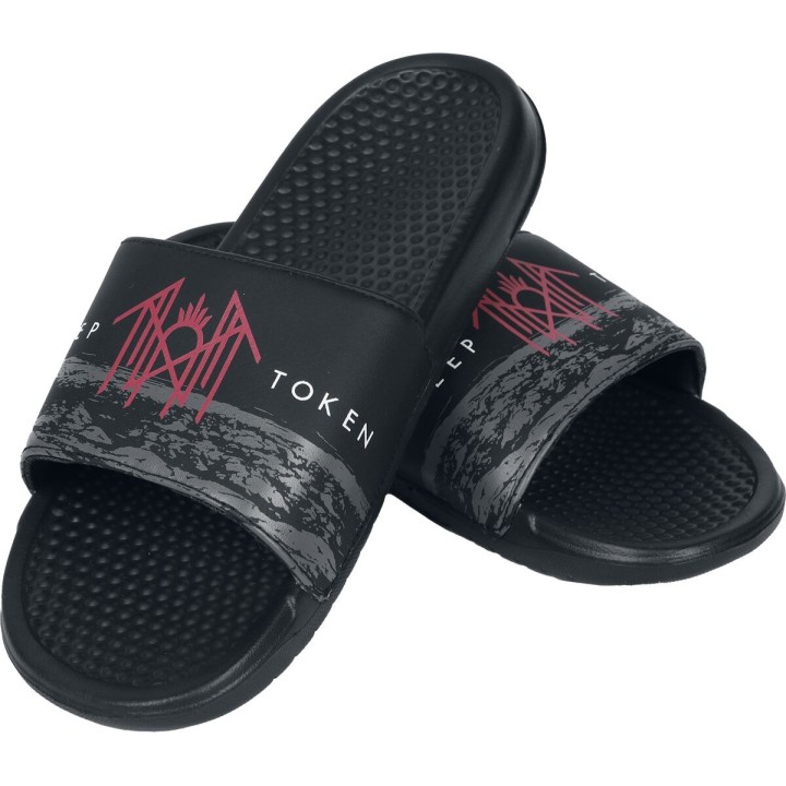 Sleep Token Sandale - EMP Signature Collection - EU37 bis EU46 - Größe EU37 - schwarz  - EMP exklusives Merchandise!